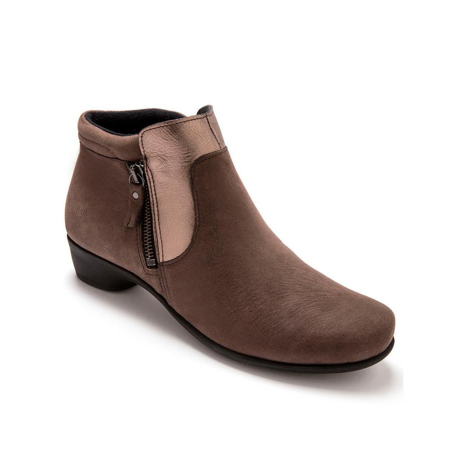 Pédiconfort  bottines cuir à aérosemelle 