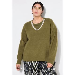 Studio Untold  Pullover, Boxy Shape, weicher Rippstrick 