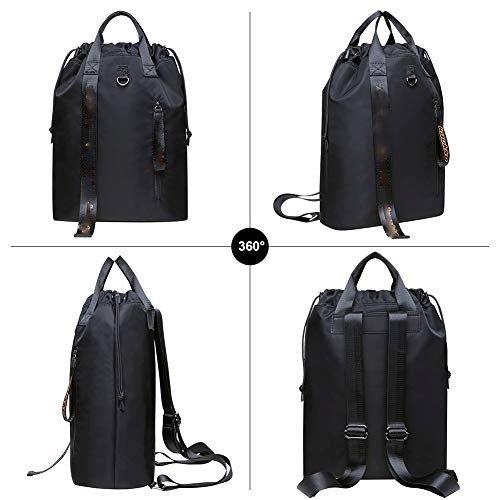 Only-bags.store Zaino in Tela con Coulisse e Tasca Interna  