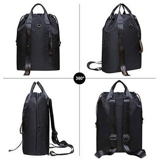 Only-bags.store Zaino in Tela con Coulisse e Tasca Interna  