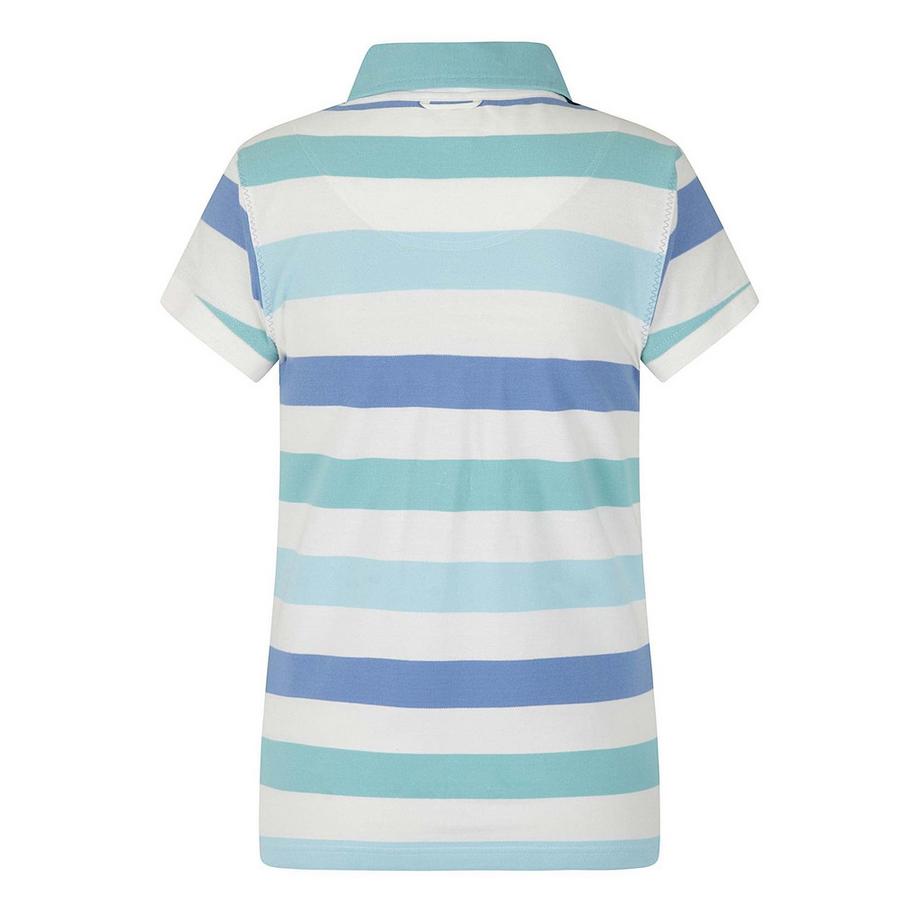 Lazy Jacks Gestreiftes Logo Poloshirt  