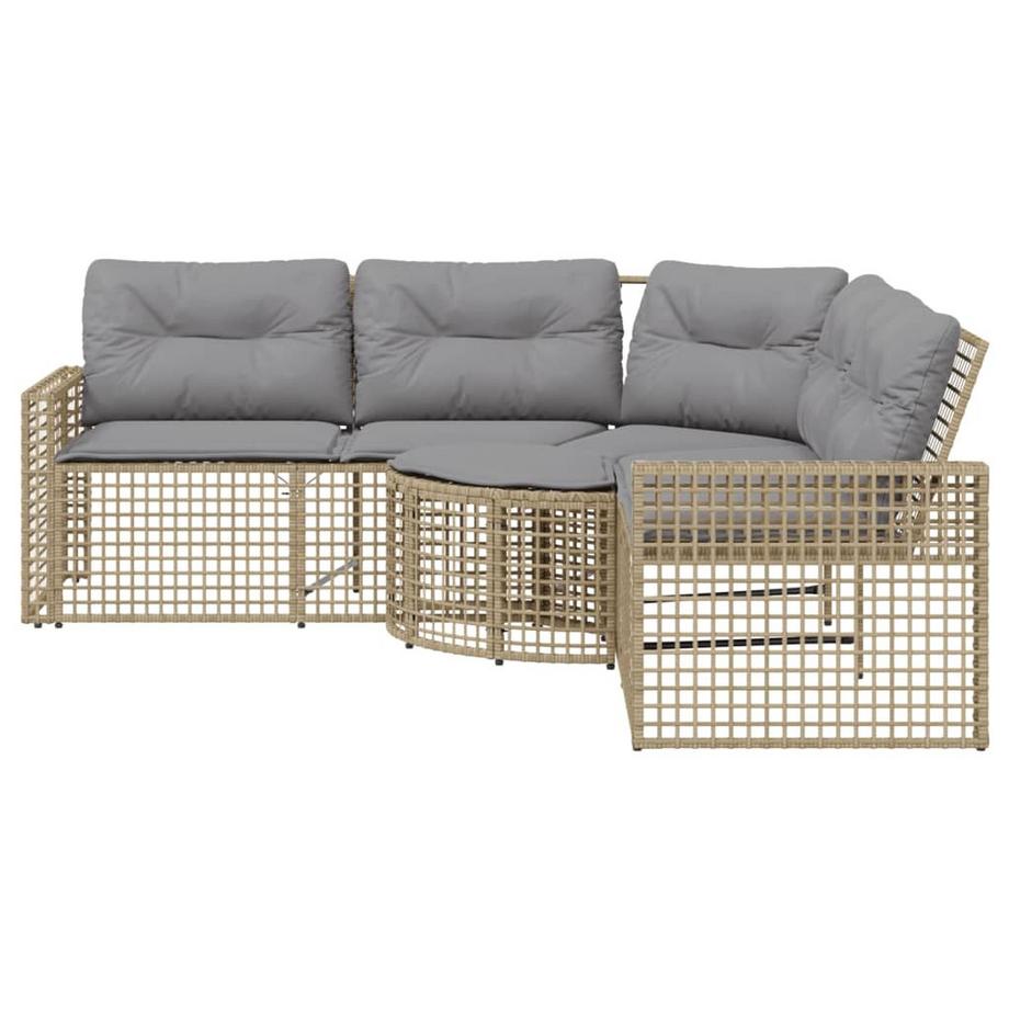 VidaXL Gartensofa poly-rattan  