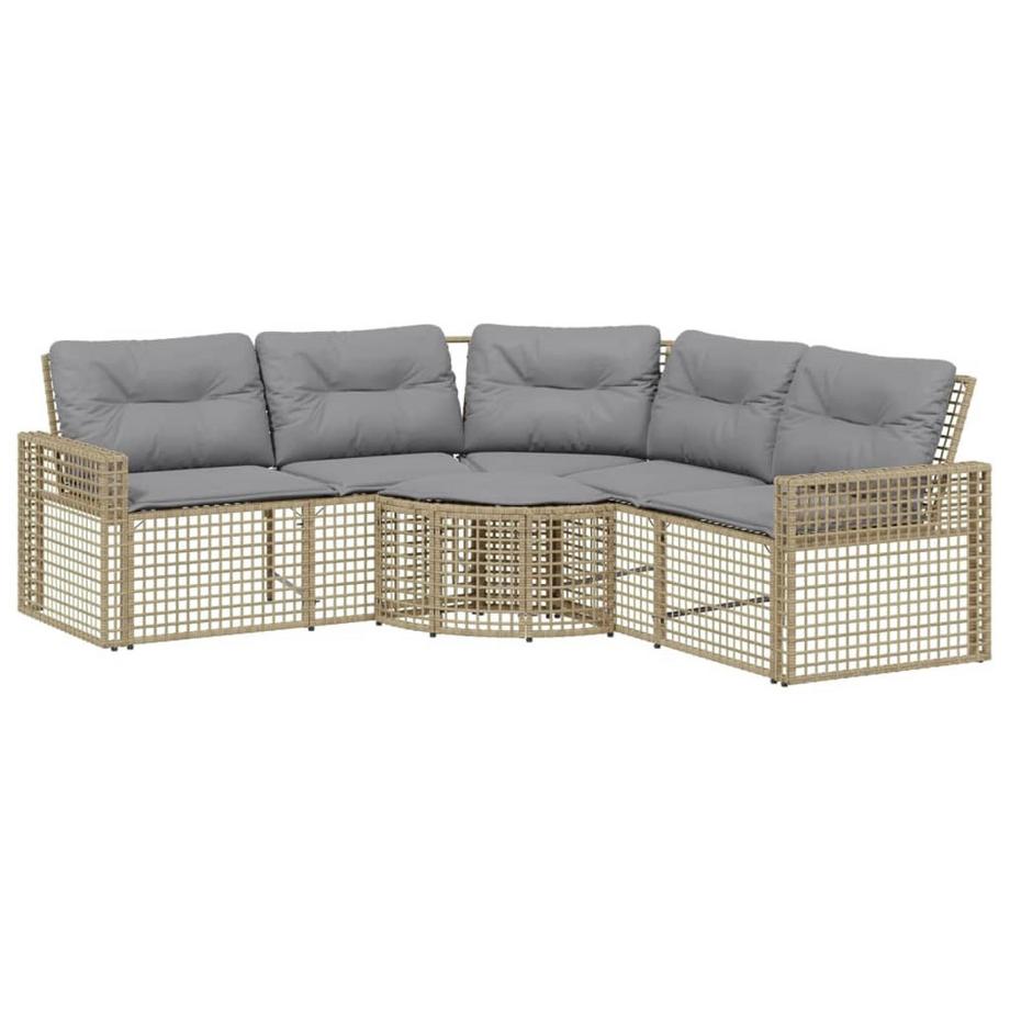 VidaXL Gartensofa poly-rattan  