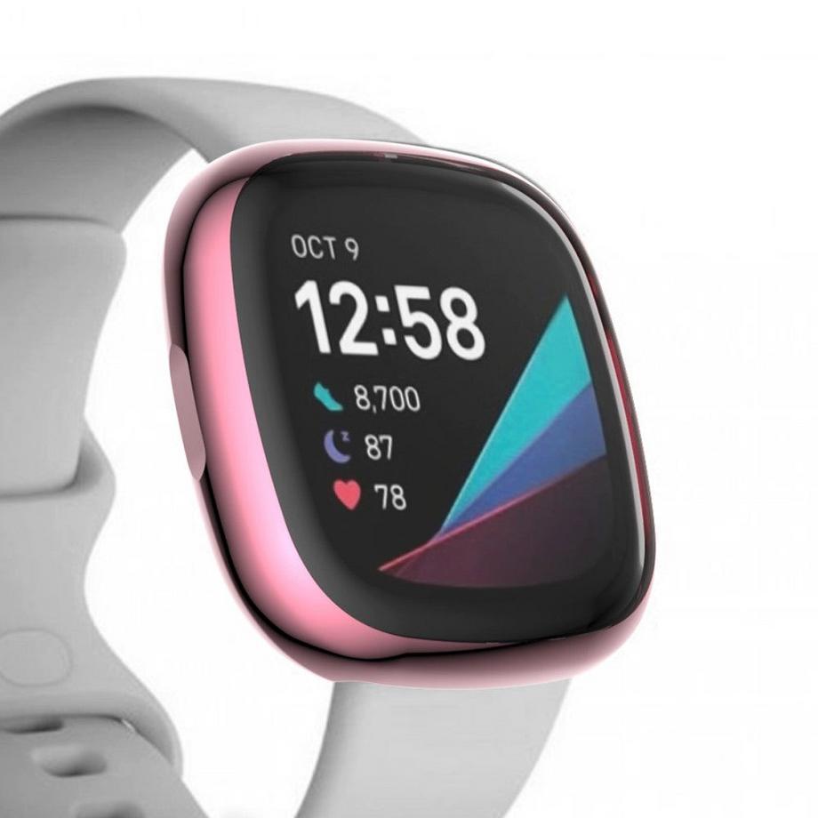 Cover-Discount  Fitbit Versa 3 / Sense - Gummi Schutz Case 