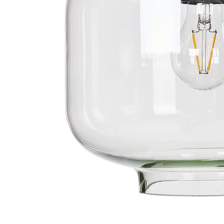 Beliani Lampe suspension en Verre Industriel BEMBOKA  