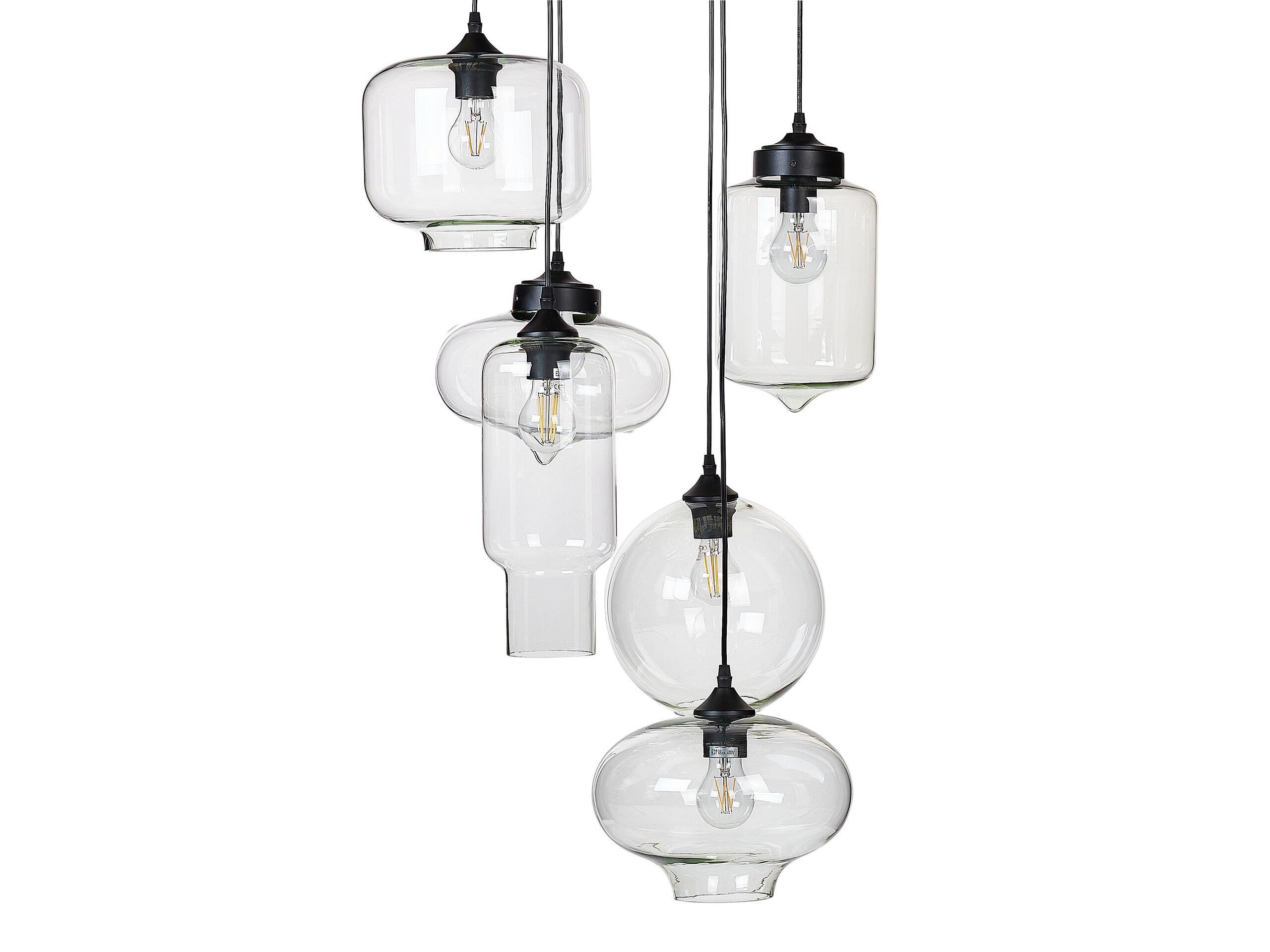 Beliani Lampe suspension en Verre Moderne BEMBOKA  