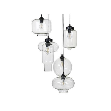 Beliani Lampe suspension en Verre Moderne BEMBOKA  