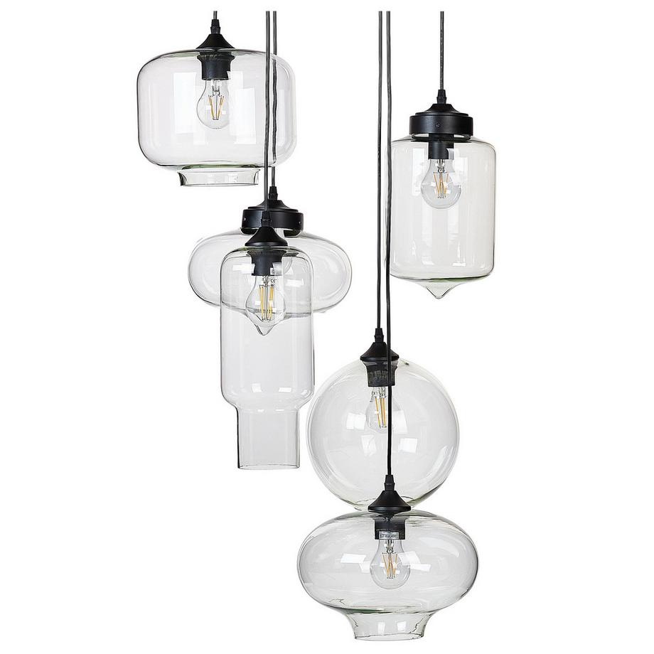 Lampe suspension en Verre Industriel BEMBOKA