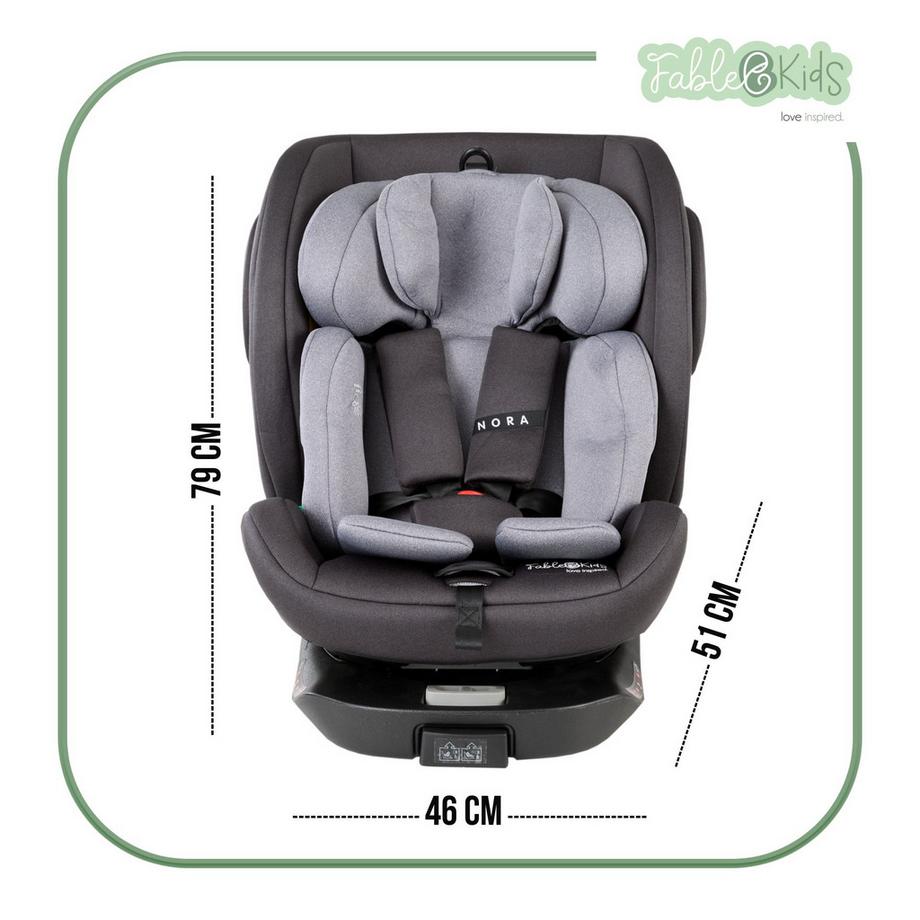 FableKids  Siège auto Siège auto pour enfants rotatif à 360° Isofix 