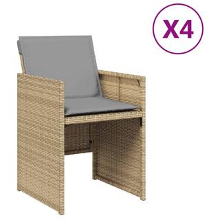 VidaXL sedia da giardino Polirattan  