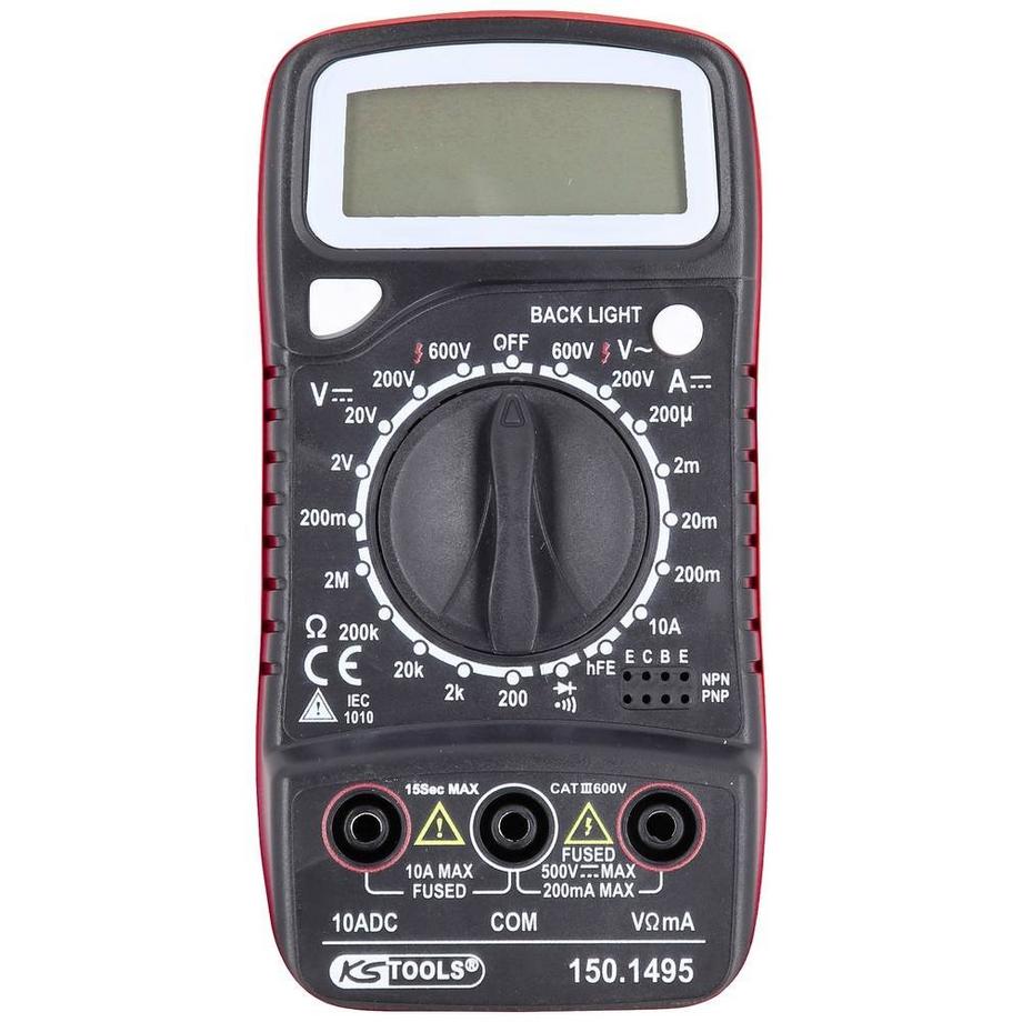 KS Tools  KS Tools Digital Multimeter inkl. Prüfspitzen 