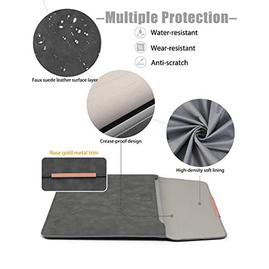 Only-bags.store 15.4 Zoll Filz Laptophülle Kompatibel mit MacBook Air 15 MacBook Pro Retina 2012-2016  