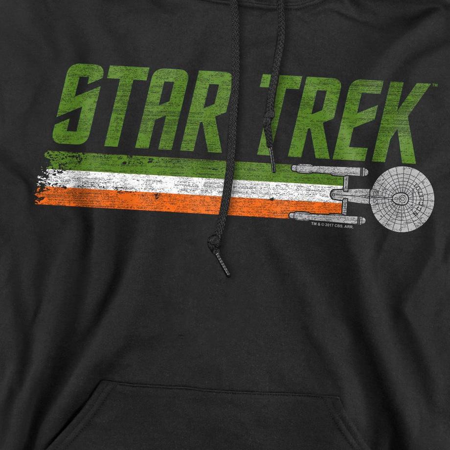 Star Trek Star Trek Irish Enterprise Felpa con cappuccio  