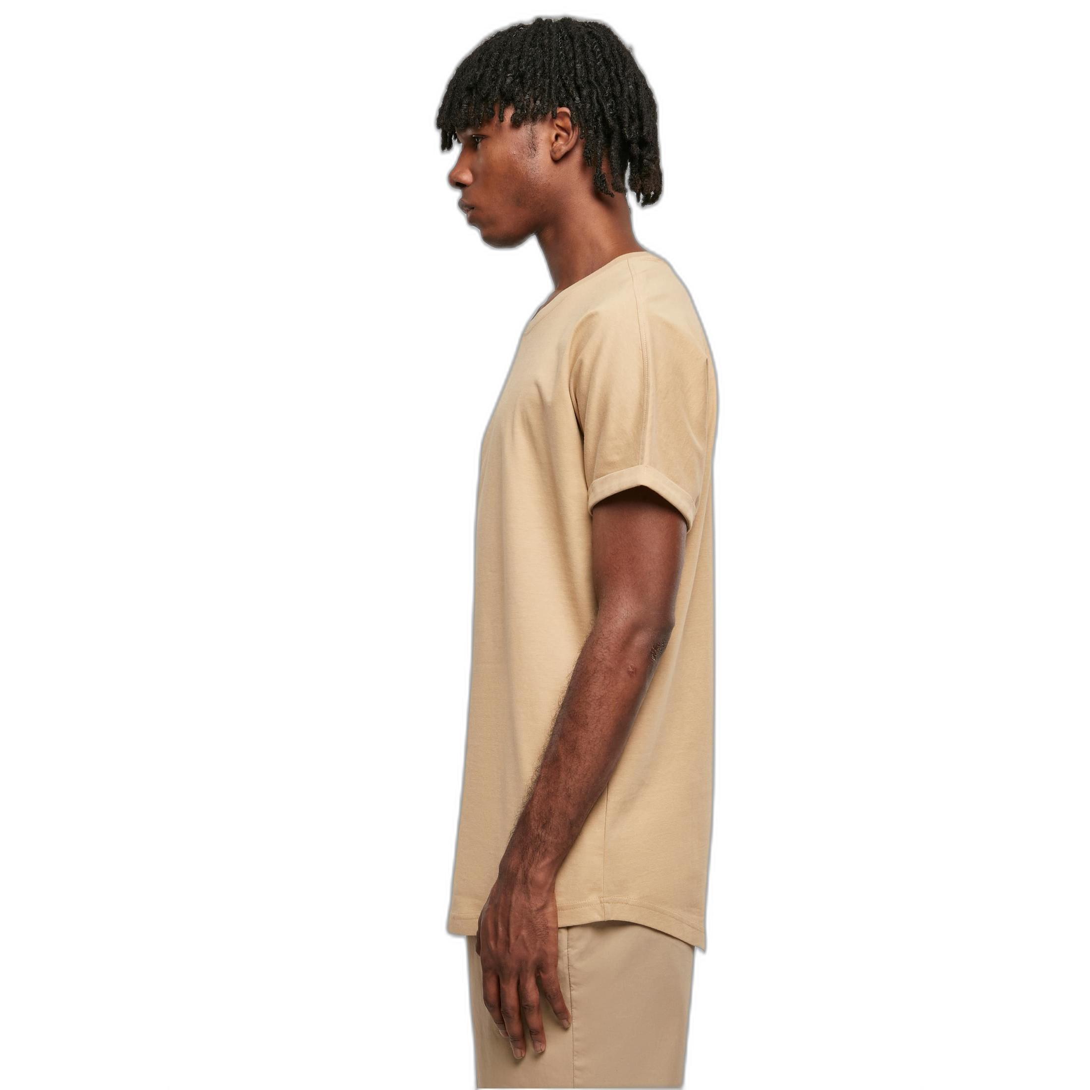 URBAN CLASSICS Long Shaped Turnup T-Shirt  