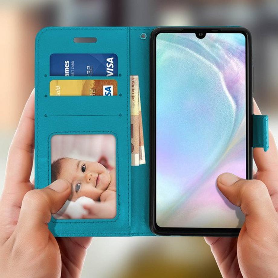 Avizar  Huawei P30 Vintage Case Blau 