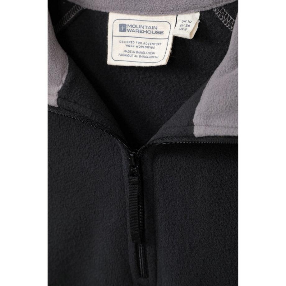 Mountain Warehouse Montana Top in pile con mezza zip  