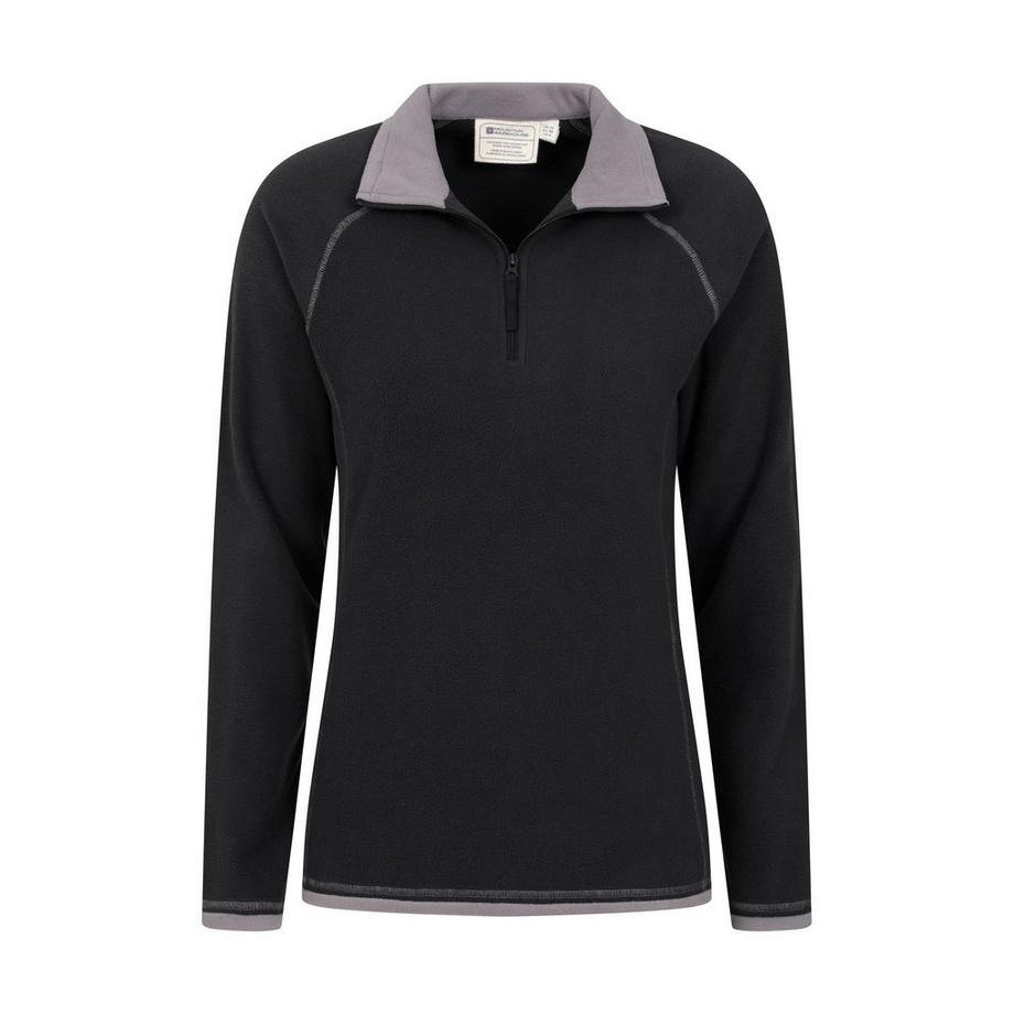 Mountain Warehouse Montana Top in pile con mezza zip  