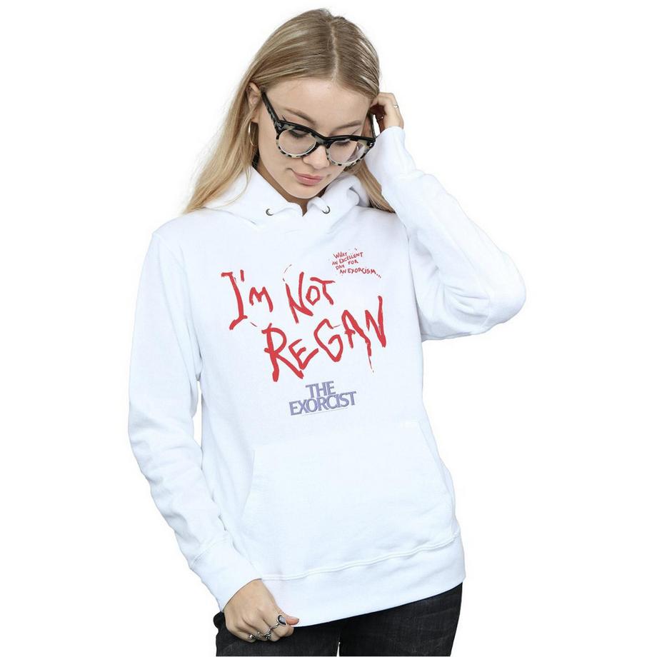 The Exorcist I Am Not Regan Felpa Con Cappuccio  