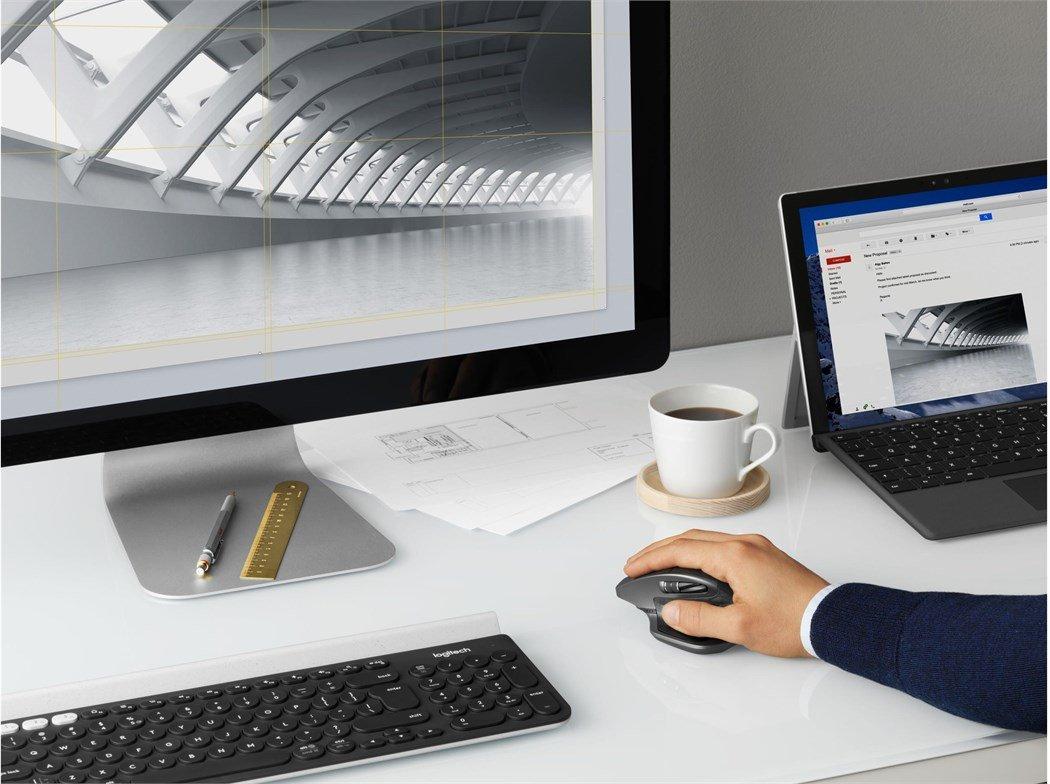 Logitech  MX Master 2S Kabellose Maus Graphitschwarz 