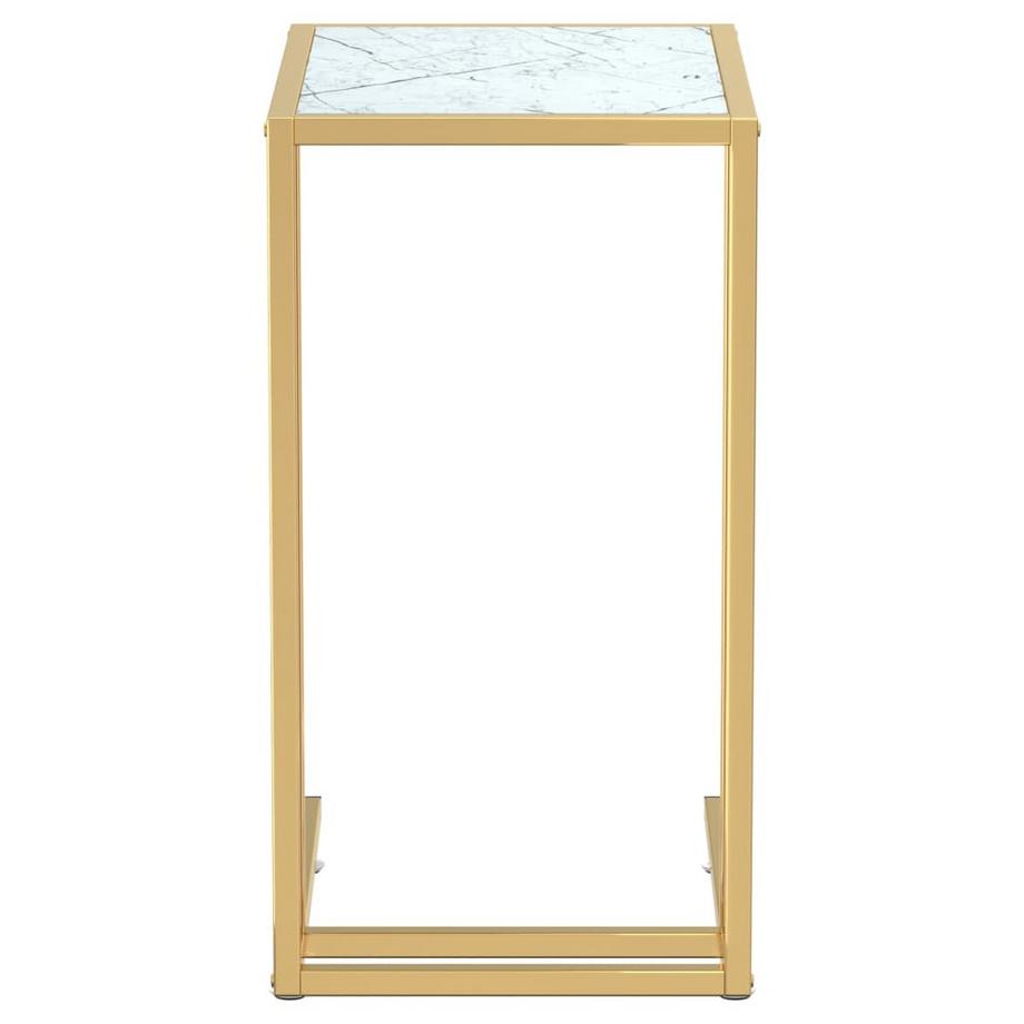 VidaXL Table d'appoint pour ordinateur verre  