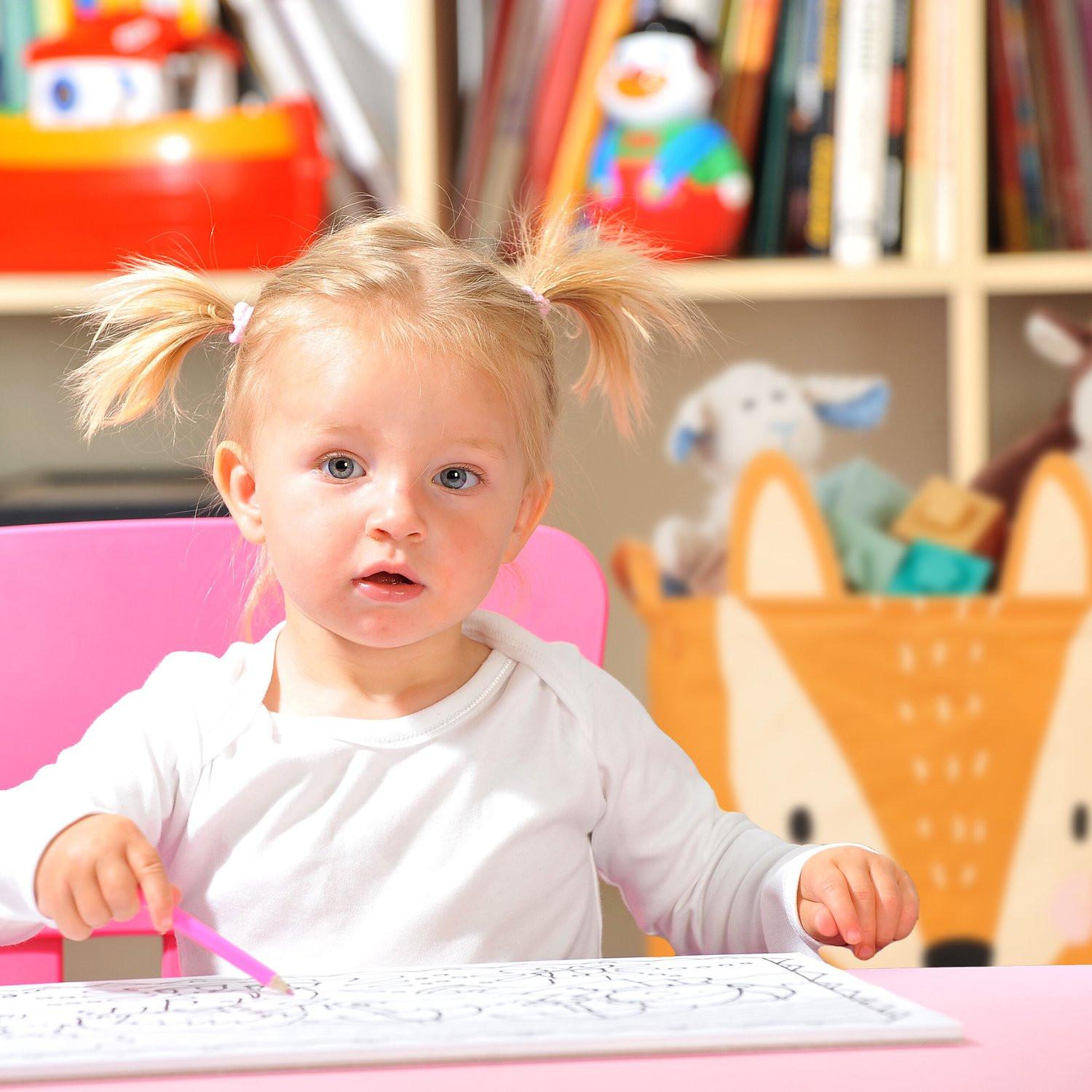 B2X Aufbewahrungskorb für Kinder mit Fuchsmotiv  