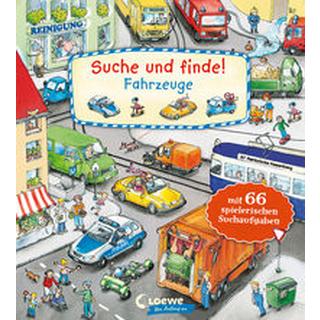 Suche und finde! - Fahrzeuge Loewe Meine allerersten Bücher (Hrsg.); Wieker, Katharina (Illustrationen); Leiber, Lila L. (Illustrationen) Copertina rigida 