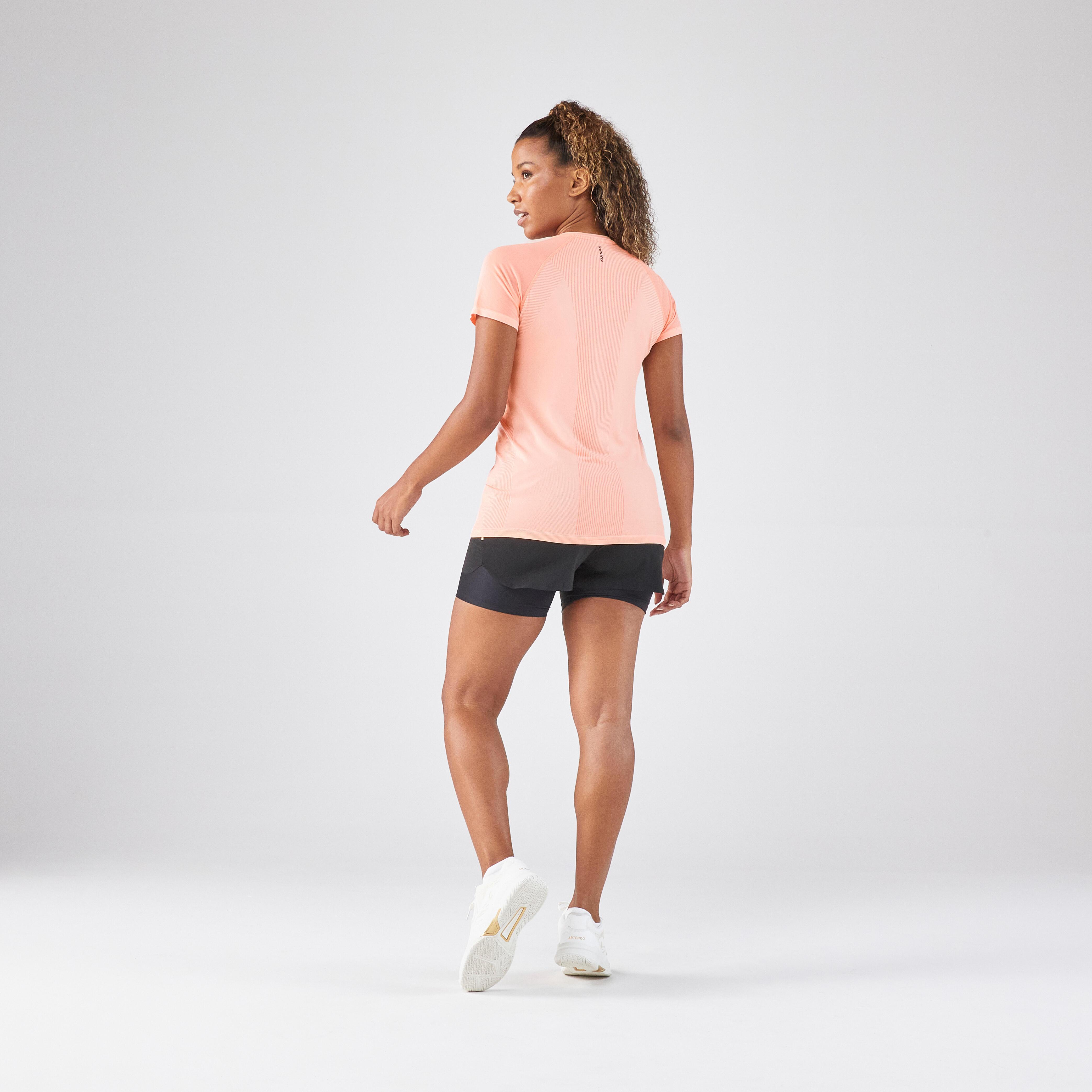 KUIKMA  T-shirt de tennis femme extensible polyester 