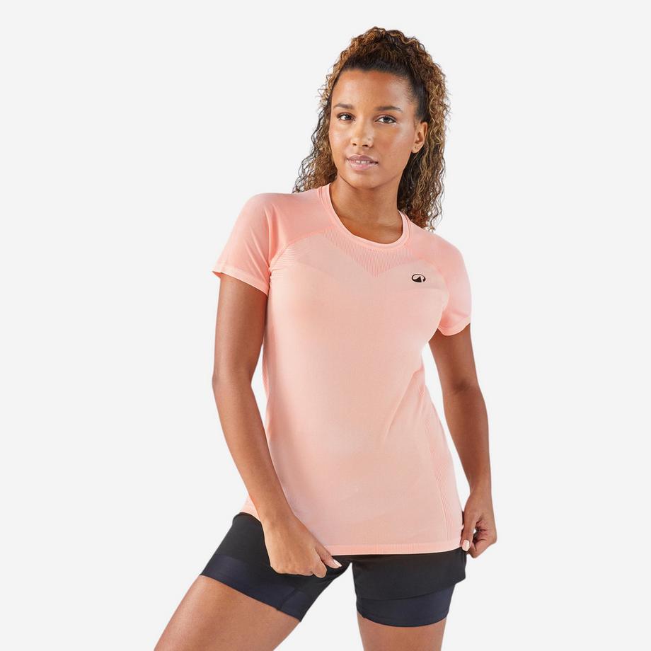 T-shirt de tennis femme extensible polyester