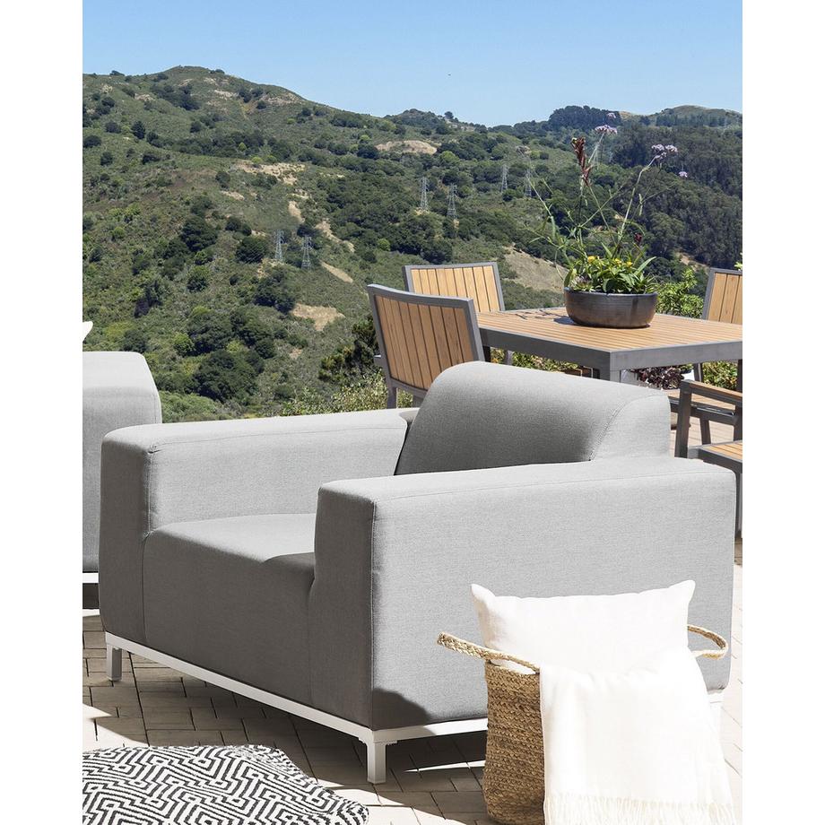 Beliani  Gartensessel 2er Set aus Stoff Modern ROVIGO 