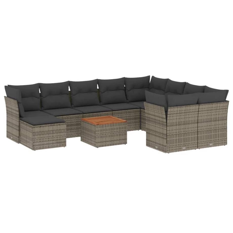 set divano da giardino Polirattan