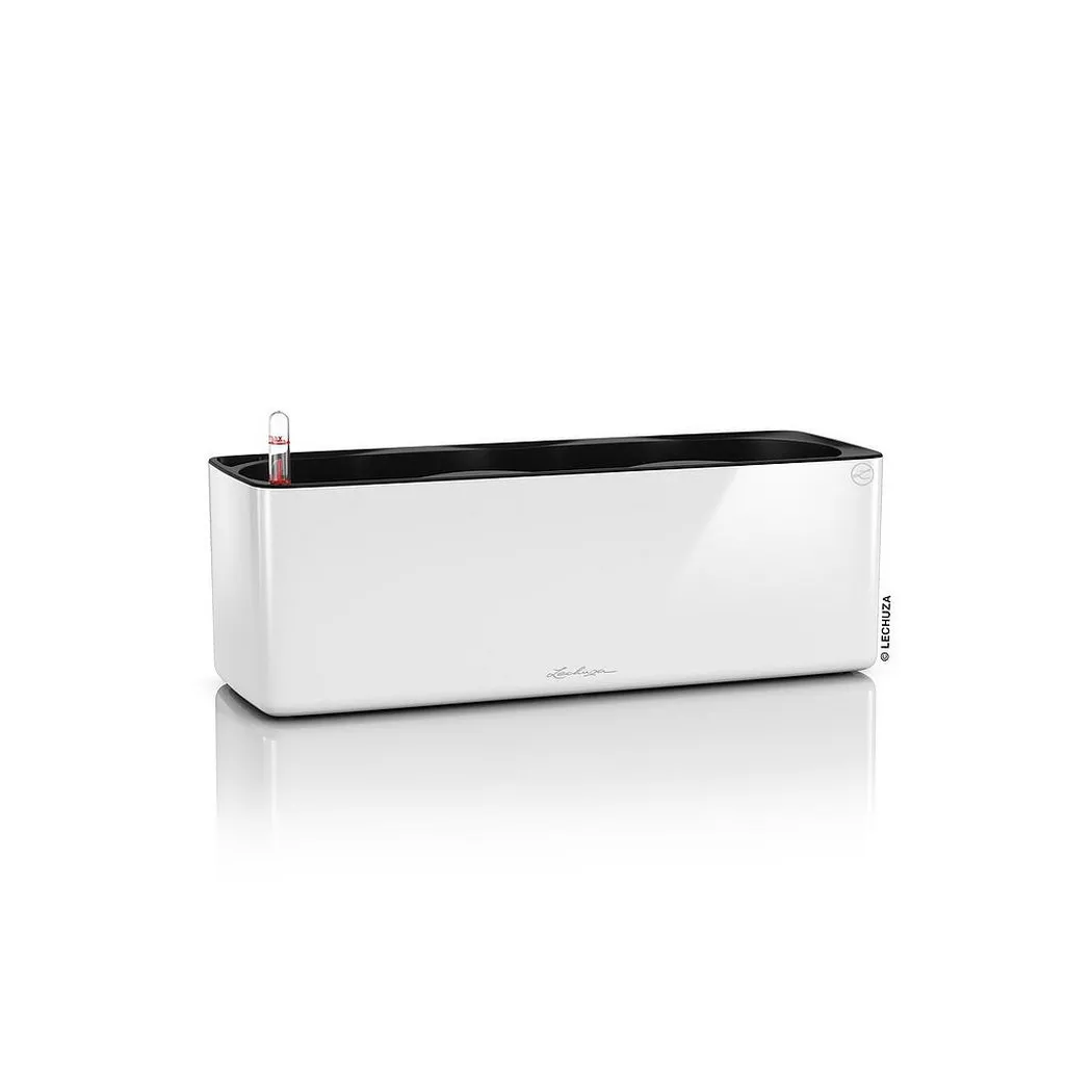Lechuza - CUBE Glossy Triple-all-in-one, 14cm, Weiss