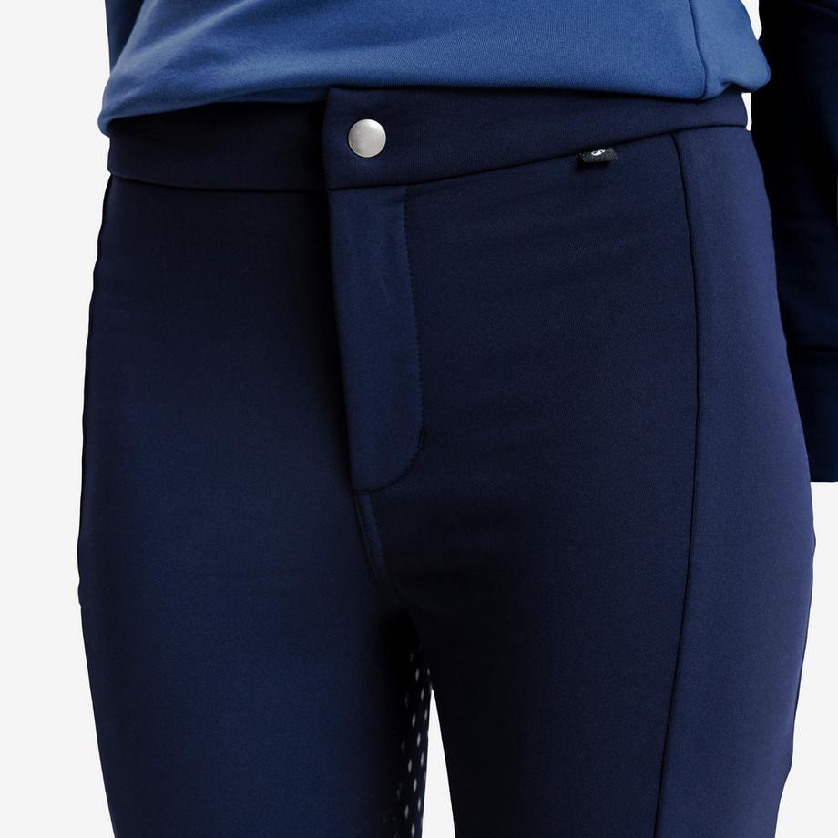 FOUGANZA  Warme Full-Grip-Reithose Kinder – Winter – 