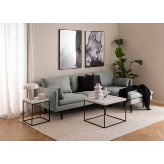 mutoni Couchtisch Brynlee weiss 40x40  