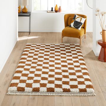 Teppich Danito mit Schachbrettmuster