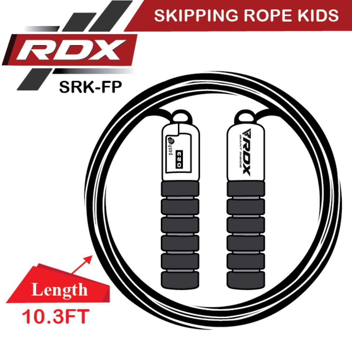 RDX SPORTS  RDX FP Kinder 3m10 Verstellbares Springseil Mit Zähler 