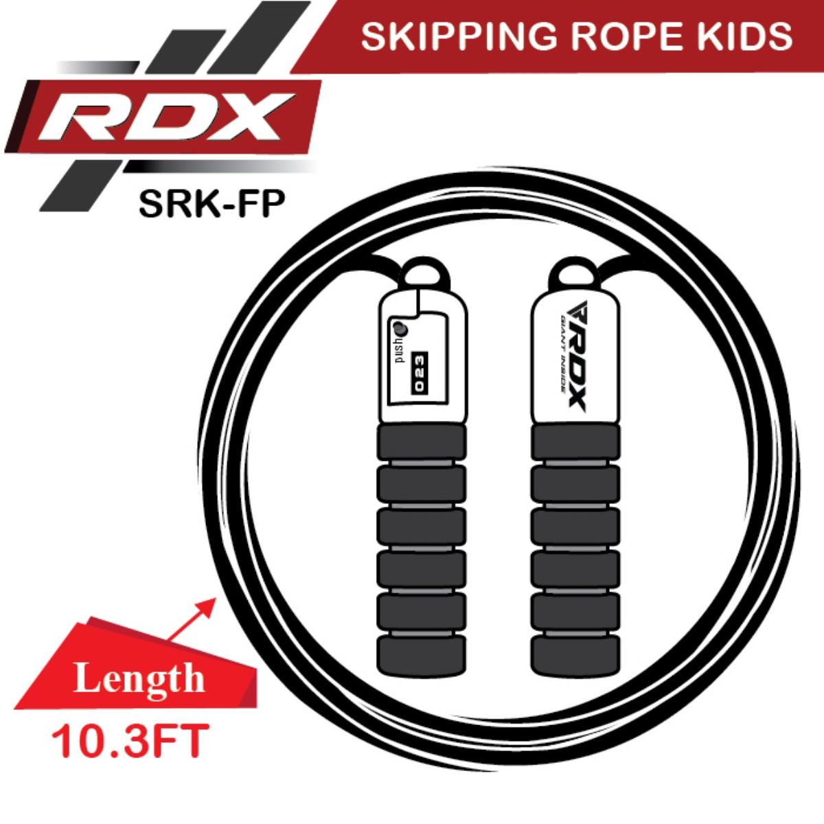 RDX SPORTS  RDX FP Corde À Sauter Réglable De 3m10 Pour Enfants Avec Compteur 