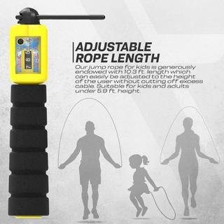 RDX SPORTS  RDX FP Corde À Sauter Réglable De 3m10 Pour Enfants Avec Compteur 