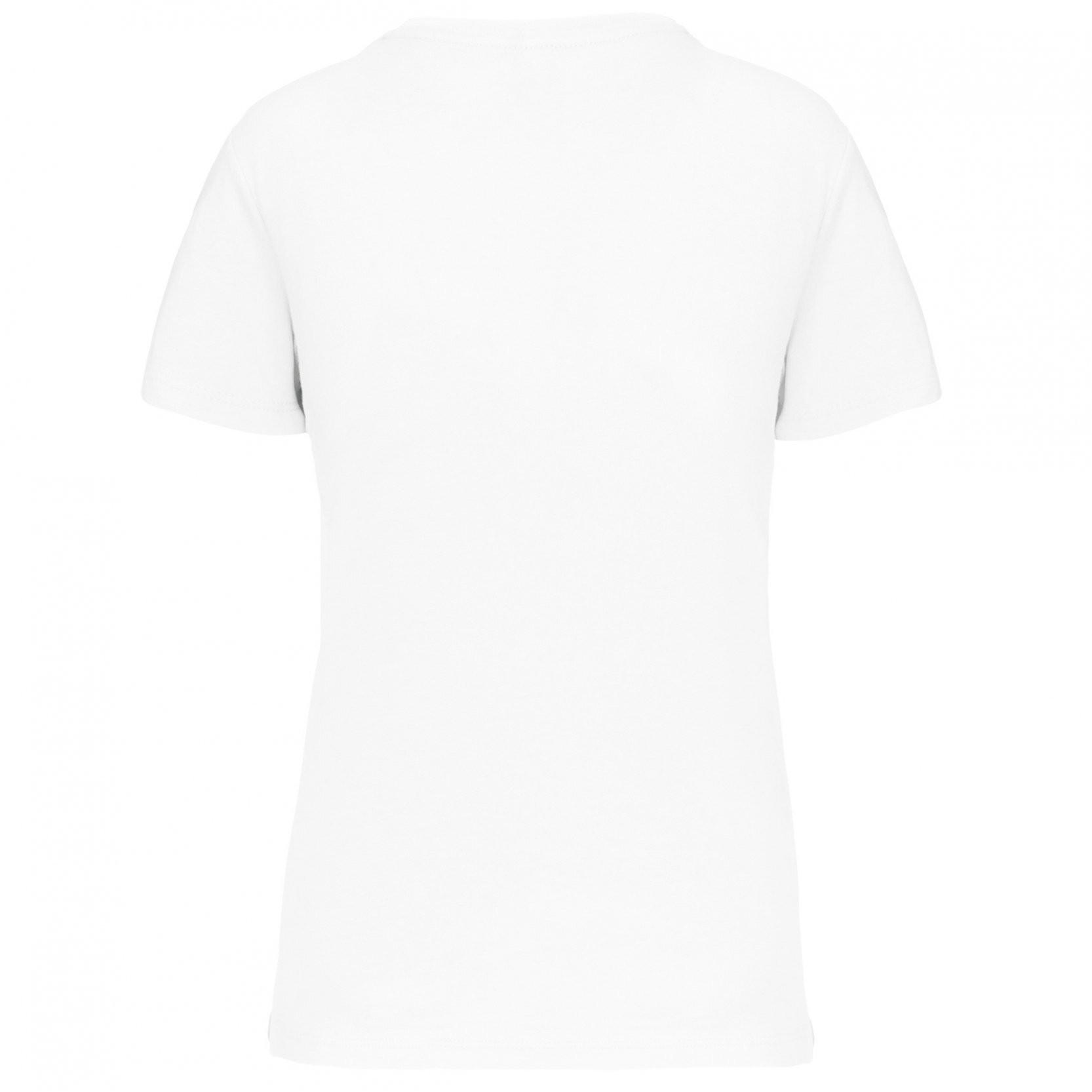 Kariban  t-shirt mit v-ausschnitt, damen bio150ic 