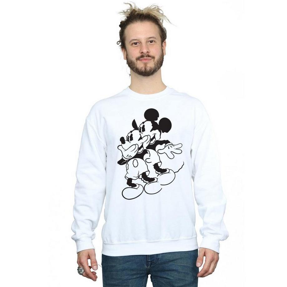 Disney Mickey Mouse Grafikdruck Sweatshirt  