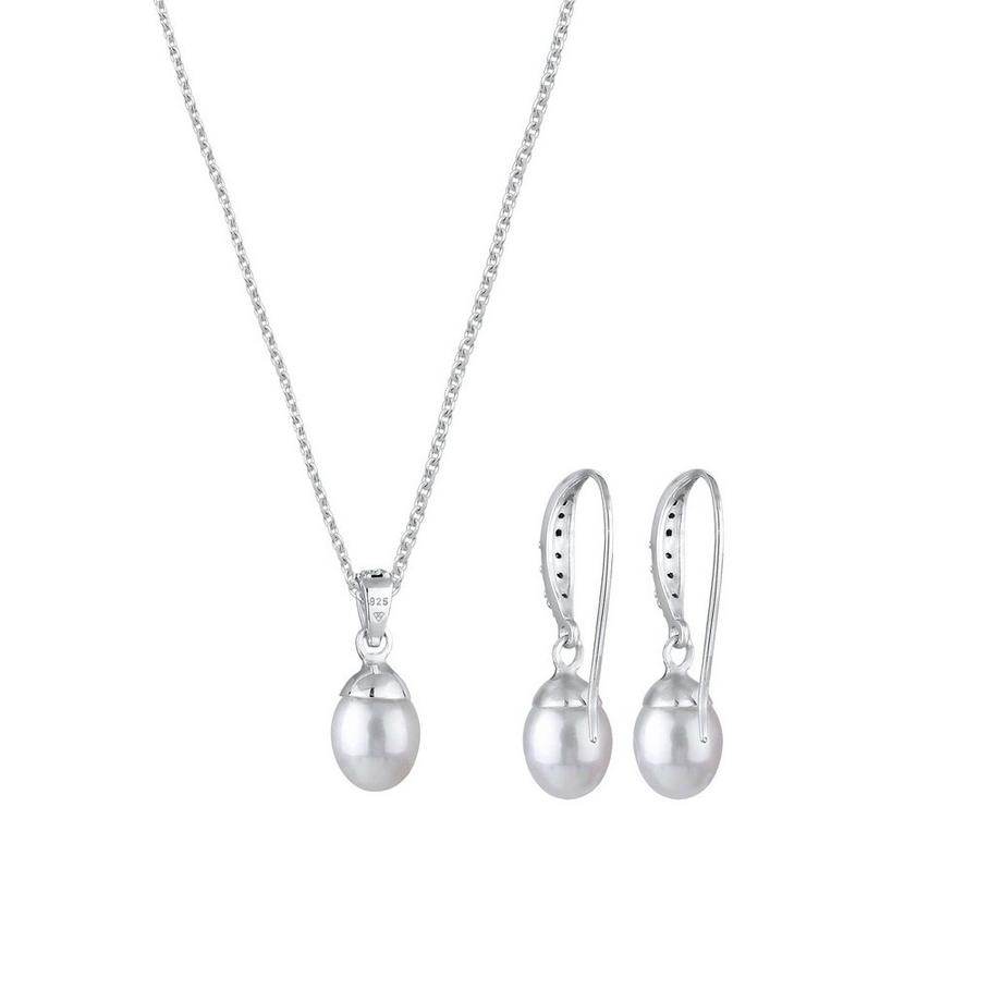 Elli  Ensemble de Bijoux Perles Et Cristaux 