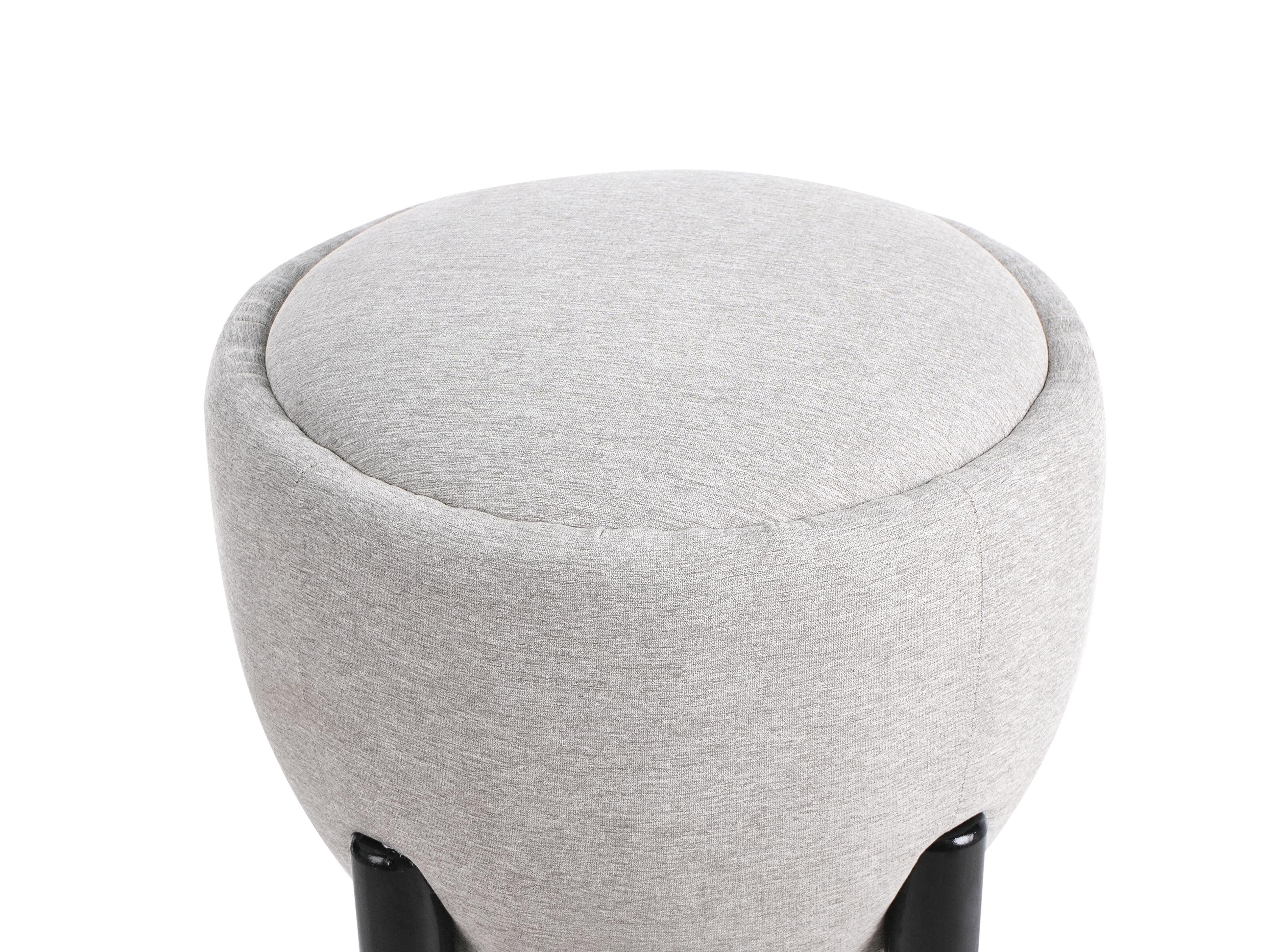 Beliani Pouf aus Kunstleinen Modern ARCHIE  