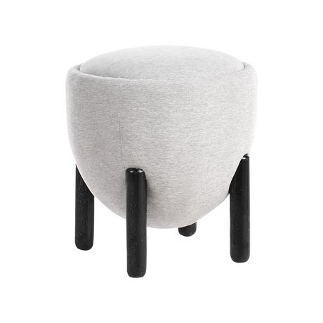 Beliani Pouf aus Kunstleinen Modern ARCHIE  