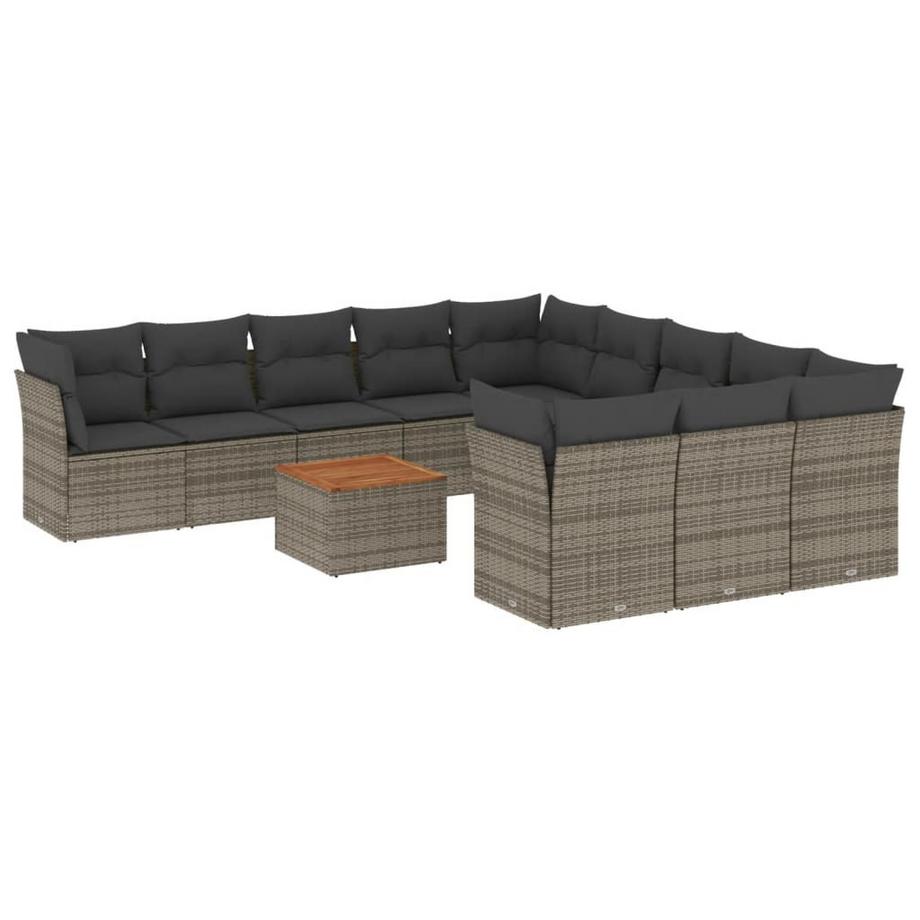 set divano da giardino Polirattan