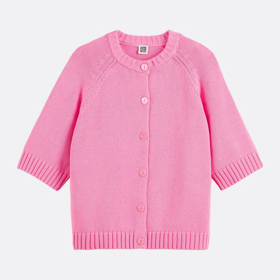 La Redoute Collections Cardigan Corto Girocollo  