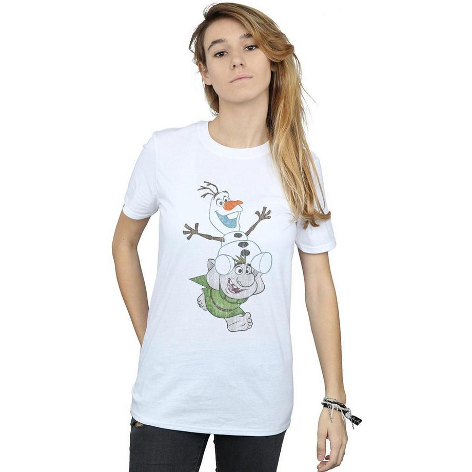 Disney Frozen Olaf et Kristoff T-Shirt imprimé  