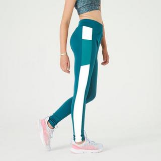 DOMYOS  legging respirant fille - S500 vert 