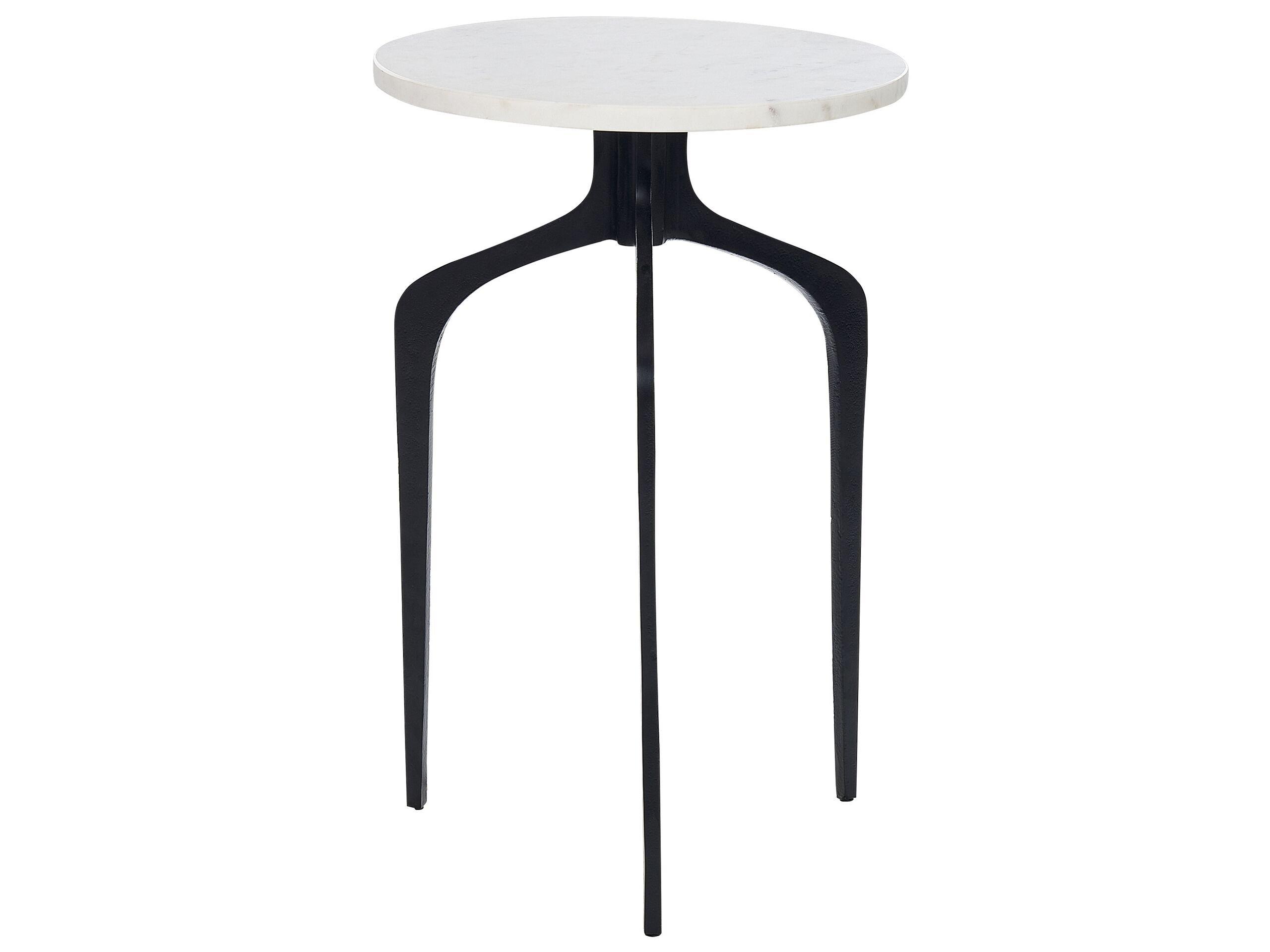 Beliani Table d'appoint en Marbre Moderne TIHOI  