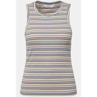 Studio Untold  Tank Top, Slim Fit, Ringel, Rippjersey, Ringerrücken 