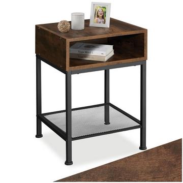 Comodino Harlow stile industriale