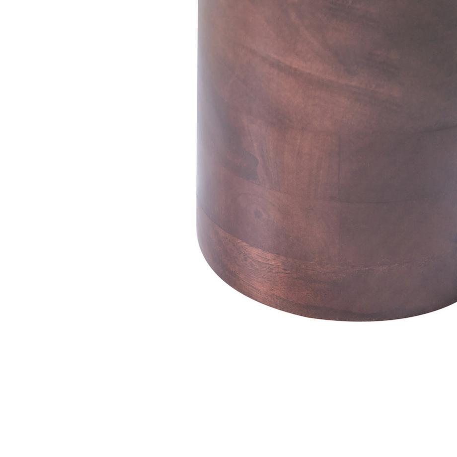 Beliani Table d'appoint en Manguier  WALLULA  